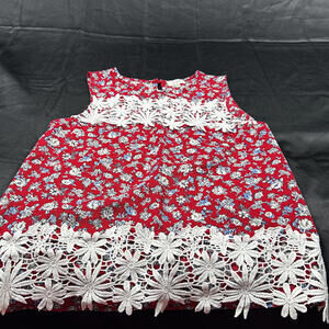 Love J red and white top